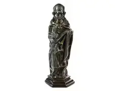 Untitled by Bronzefigur eines heiligen Bischofs, bronze, sold Dec 2021