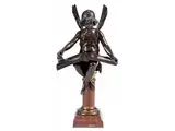 Des Sciences by Alfred Joseph Charron, bronze, offered Jun 2025