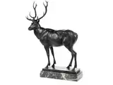 Stehender Hirsch by Louis Tuaillon, 1862 – 1919, marble, offered Sep 2019