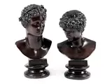 Untitled by Paar Bronzebüsten, bronze, offered Jul 2020