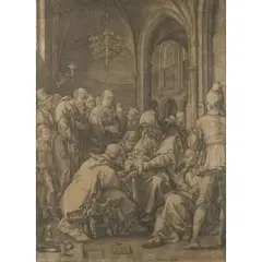 Die beschneidung christi by Hendrick Goltzius, engraving, sold Mar 2025