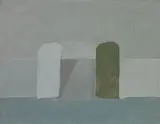 Silent Sentinels by Toni Onley, 1966, acrylic on board, sold Sep 2017