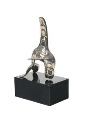 Chief of the Undersea World by Bill Reid, 1984, sterling silver sculpture, sold Jun 2017