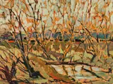 September Morning by William Lewy Leroy Stevenson, oil on board, sold Jun 2017