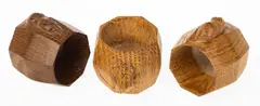 Robert Mouseman Thompson (1876-1955), Three Napkin Rings by Robert 'Mouseman' Thompson, sold Sep 2026