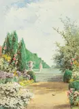 The Steps, Penshurst, Watercolour On Paper by Lilian Stannard, 1920, Watercolour on paper, sold Sep 2026