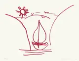UNTITLED (ANTIQUITY DRAWING) by Jeff Koons, 2012, Lithographie und Serigraphie auf Velin, sold May 2014
