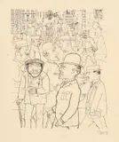 Vollkommene Menschen by George Grosz, 1920, Lithographie auf Velin, sold Nov 2014