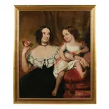 Portrait of Lady Eglinton and Son by Joseph Severn, Oil on canvas (lined), sold Dec 2021