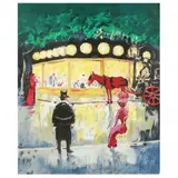 Le Carrousel (Le Champs-Élysées) by Kees van Dongen, Lithograph in colors, sold Dec 2021