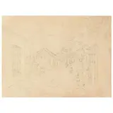 Trinidad Street by Claude Howell, Ink and wash on paper, sold Nov 2021