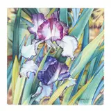 Iris by Nancy Meadows Taylor, Watercolor on paper, sold Nov 2021