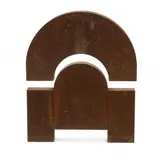 Contemporary Two-Part Abstract Wall Sculpture by Jake DeCola, Fabricated steel, sold Nov 2021