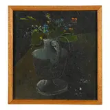 Still Life with Flowers by Svetlana Zlatić, Oil on panel, sold Nov 2021