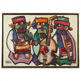 Supilova by Jovan Obican, Acrylic on canvas, sold Nov 2021
