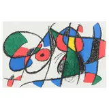 Lithographie II (M. 1044) by Joan Miró, Lithograph in colors, sold Nov 2021