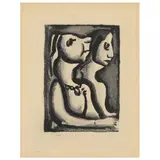 Ubu the King by Georges Rouault, Aquatint, sold Nov 2021