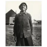 A Woman of the Thirties, 1935 (Jackson)" from Eudora Welty Twenty Photographs Portfolio by Eudora Welty, Gelatin silver print (mounted as issued), sold Nov 2021