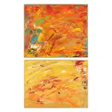 Two Horse Race Paintings by Ginger Lowry, Oil on canvas, sold Nov 2021