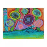 High Tide and Colored Glass by Willie Marlowe, Acrylic on paper, sold Nov 2021