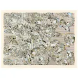 Untitled by Frank Faulkner, Mixed-media intaglio print with etching, sold Nov 2021