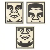 Obey Giant Triptych by Shepard Fairey, Screenprints, sold Nov 2021