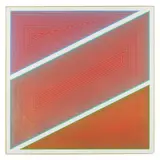Zonal by Richard Anuszkiewicz, Screenprint on aluminum, sold Nov 2021