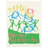 We Are Relatives All by Patricia Allott, Screenprint on paper, sold Nov 2021