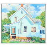 Fat Cat and Emerald House, Oriental by Kyle Highsmith, Oil on canvas, sold Nov 2021