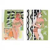Two Collages by Norma Murphy, Mixed media collage, sold Nov 2021