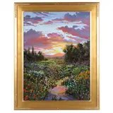 Nature's Glory by Thomas DeDecker, Oil on board, sold Nov 2021