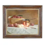 Still Life with Potatoes by James Sulkowski, Oil on board, sold Nov 2021