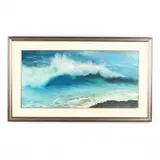Crashing Surf of the Pacific by Virginia Lynn, Oil on canvas, sold Oct 2021