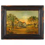Low Country Scene by Emmie Mayberry McIntire, Oil on board, sold Oct 2021