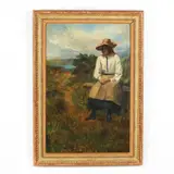Reverie by Edgar Hargreaves, Oil on canvas, sold Oct 2021