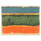 Abstract Lithograph by Michel Ponce de Léon, Lithograph in colors, sold Oct 2021