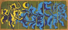 Untitled by M. F. Husain, Acrylic on canvas, sold Dec 2025