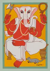 Untitled by Lalu Prasad Shaw, Gouache on paper, offered Aug 2025