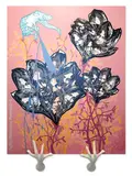 Suffix (Herbaceous Perennial) - 6 by Jitish Kallat, 2007, Acrylic on canvas and painted fiberglass, sold Oct 2024