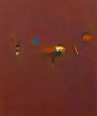 Untitled by Vasudeo S. Gaitonde, Oil on canvas, sold Dec 2025