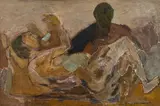 The Face by Tyeb Mehta, Oil on canvas, sold Dec 2025