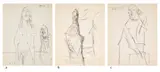 Untitled by F. N. Souza, Ink on paper, sold Dec 2025