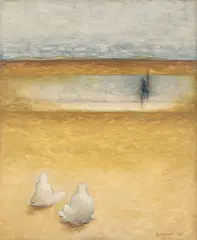 Mirage by Jehangir Sabavala, Oil on canvas, sold Dec 2025
