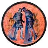 Re-cyclers by Nalini Malani, 2009, Acrylic, ink and enamel reverse painting on acrylic sheet, sold Dec 2025