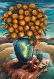 Untitled (Still Life in a Landscape) by K H, Watercolour on paper, sold Dec 2025