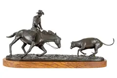 Untitled by Earl W. Bascom, Bronze Sculpture, offered May 2026