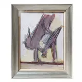 Untitled by Nicholas Krushenick, Oil On Board, offered Sep 2025