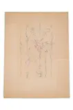 Fillettes dans les Cordes by Hans Bellmer, color etching on wove paper, offered Sep 2025