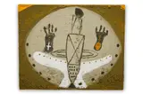 Untitled by Ouattara Watts, Oil On Boxcrate Panel, offered Sep 2025