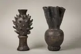 From the Dark Vessel Series, untitled by Priscilla Hollingsworth, bronze-glazed highlights, offered Sep 2025